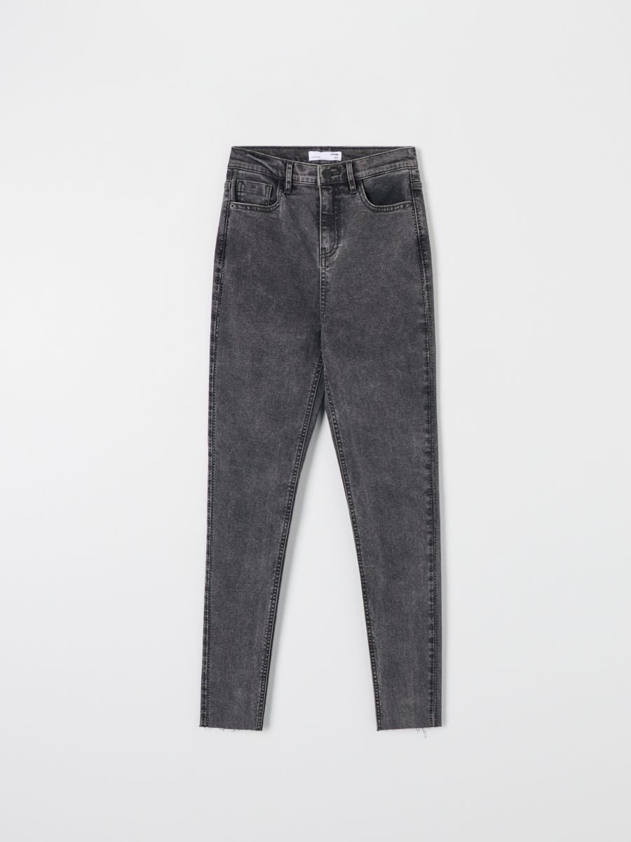 Jeansy skinny Kolor szary  5089X-90J