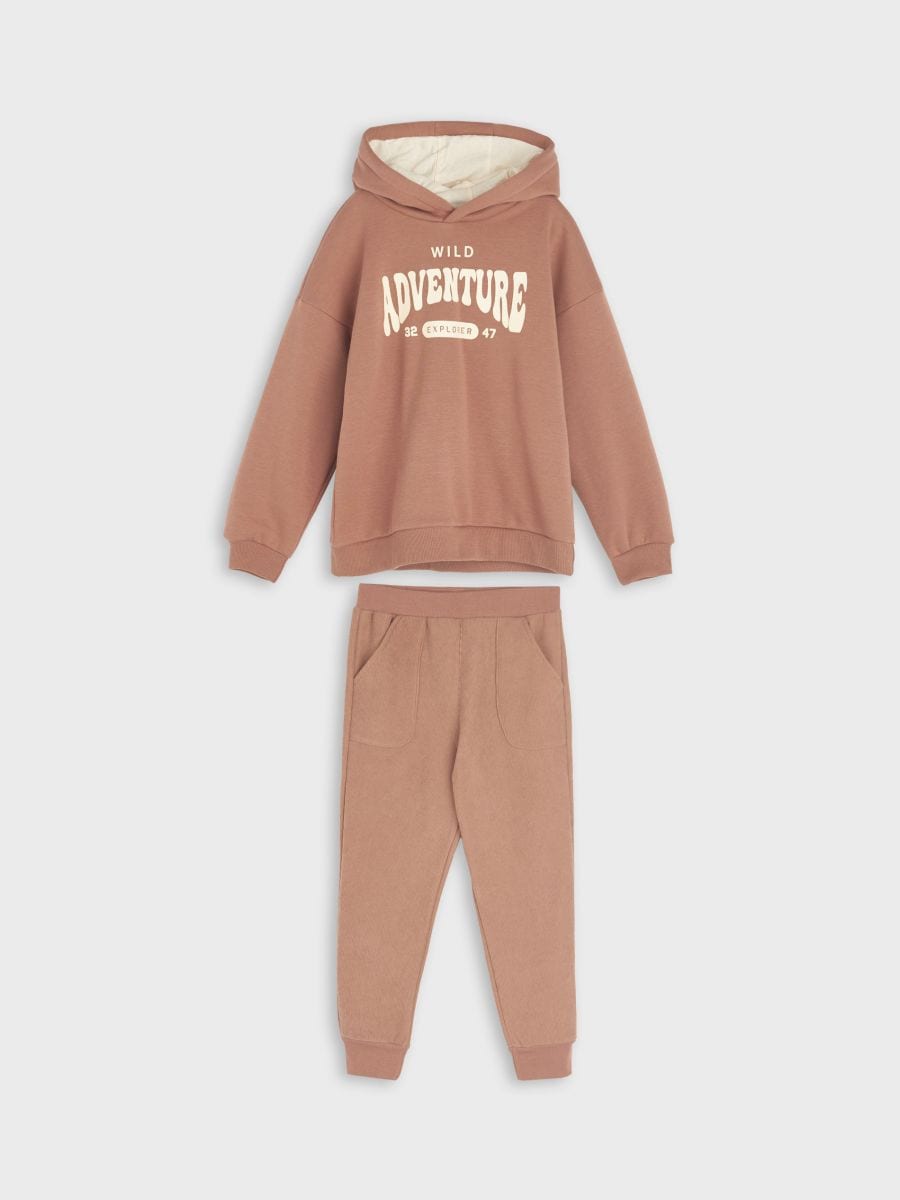 Komplet: bluza i spodnie Kolor czerwony  2879X-92X
