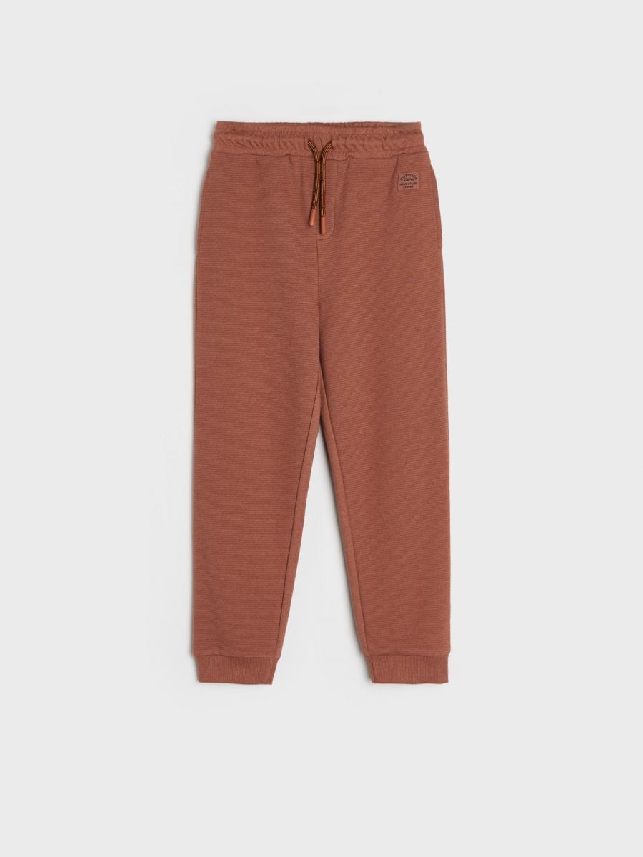 Spodnie dresowe jogger Kolor czerwony  7078M-92X