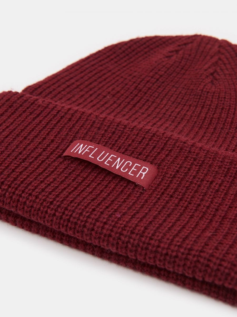 Czapka beanie Kolor czerwony  2890G-83X