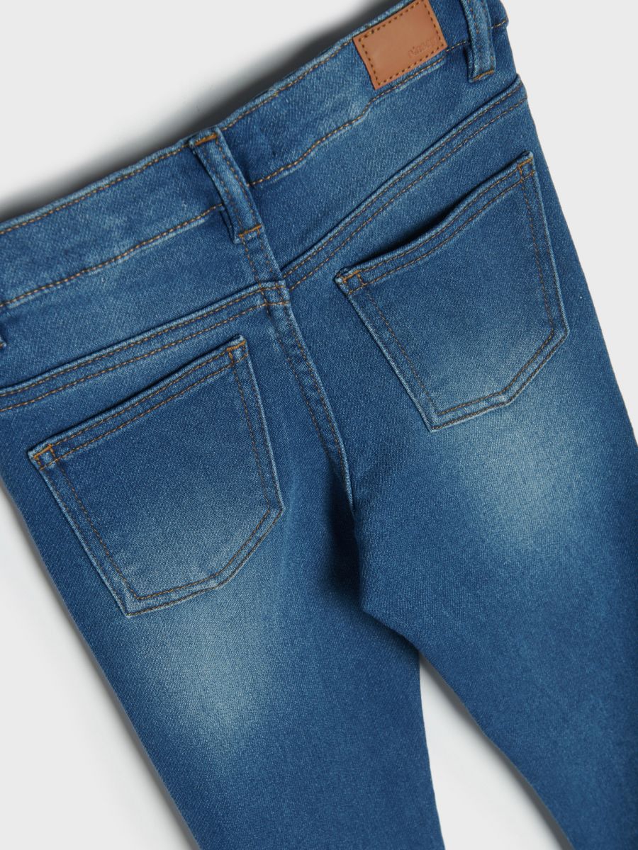 Jeansy slim Kolor niebieski  4461T-55J