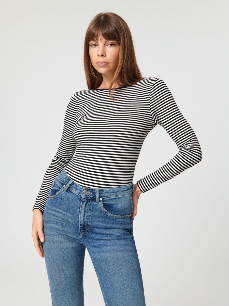 Body z długim rękawem Kolor wielobarwny  6669X-MLC