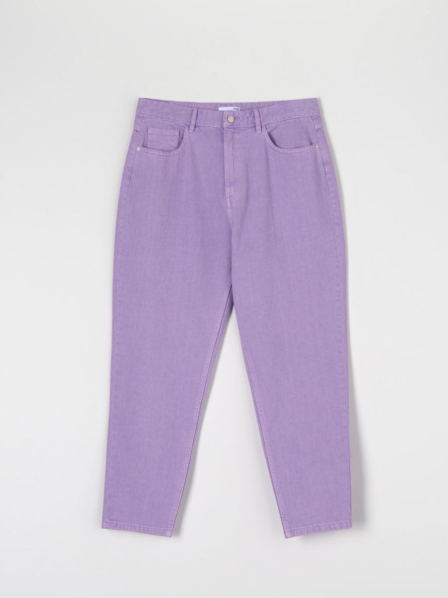 Jeansy mom high waist, SINSAY