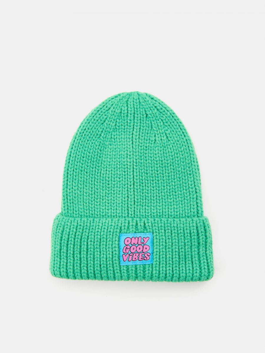 Czapka beanie Kolor zielony  7951P-70X