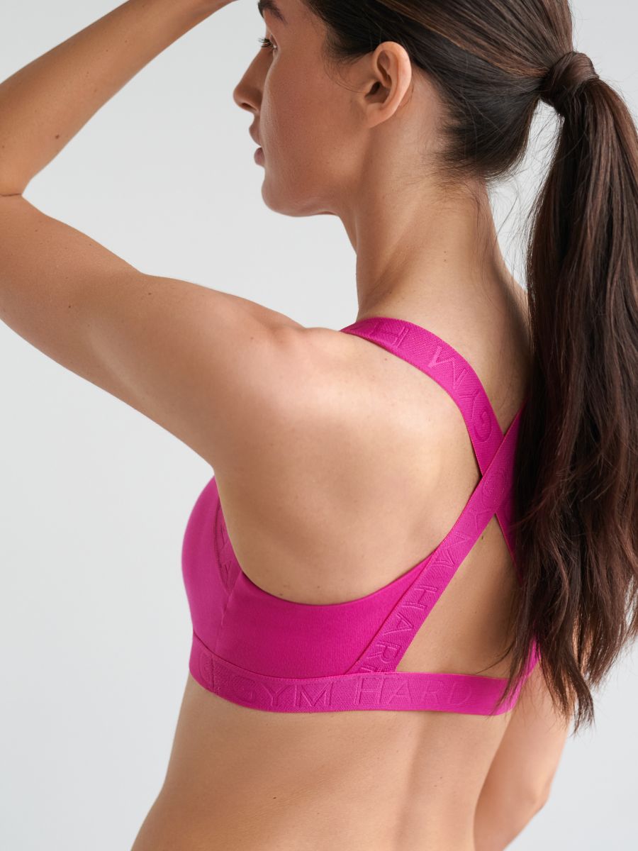 Top sportowy GYM HARD Kolor różowy  7991M-43X