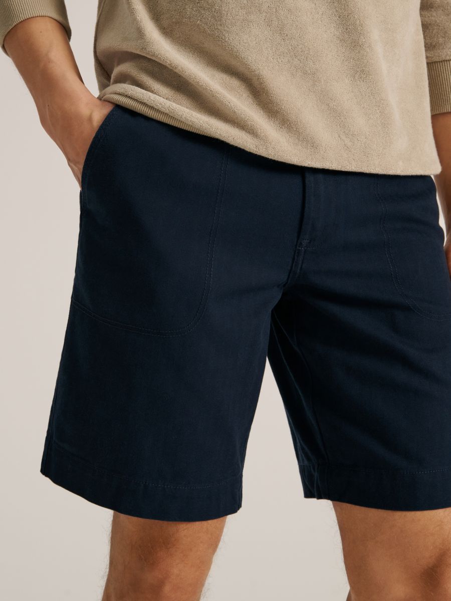 Szorty chino Kolor granatowy  0005T-59X