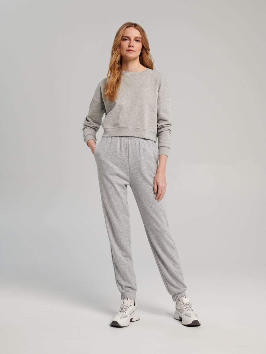 Spodnie dresowe basic Kolor szary  0353M-09M