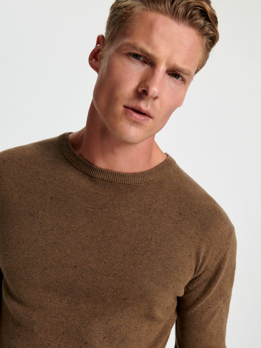 Sweter Kolor brązowy  0478A-98X