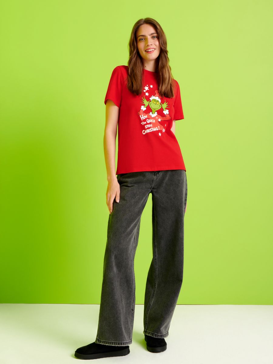 Koszulka Grinch Kolor czerwony  YY684-33X