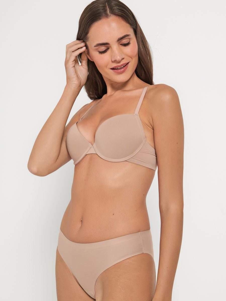 Biustonosz push-up Kolor kremowy  5722U-02X