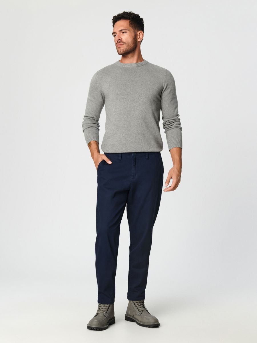 Sweter Kolor szary  0494A-09M