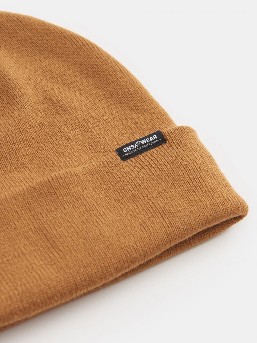 Czapka beanie Kolor brązowy  4323A-82X