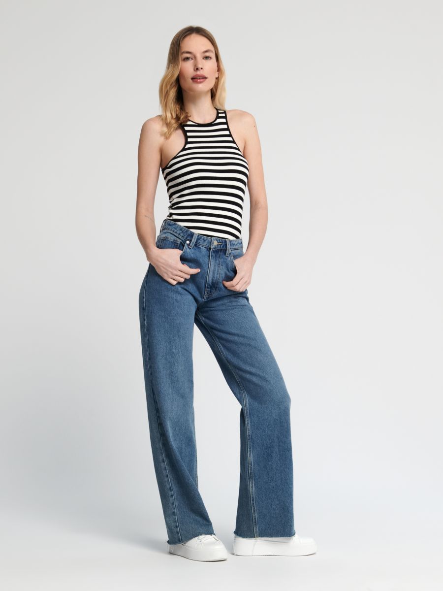 Top w prążki Kolor wielobarwny  2186F-MLC