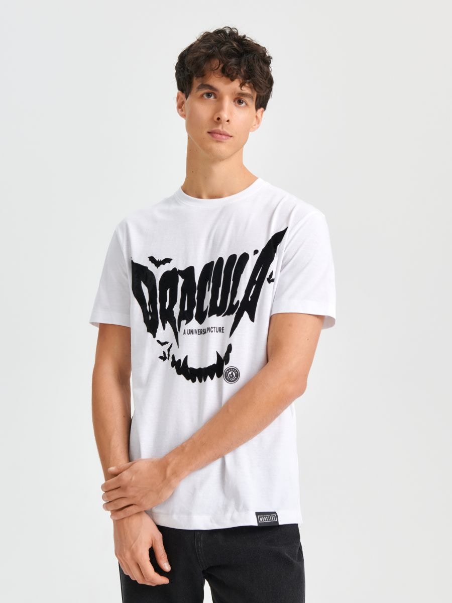 Koszulka Dracula Kolor biały  2258O-00X