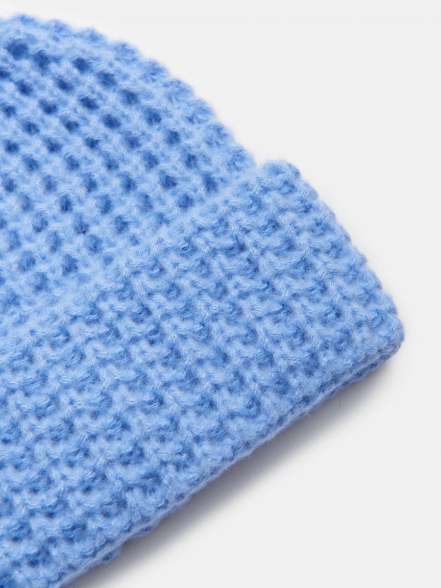 Czapka beanie Kolor niebieski  8742F-50X