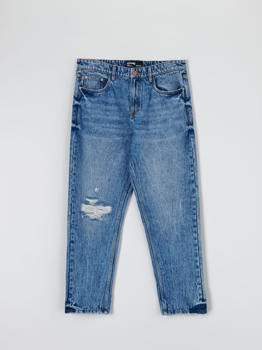 Jeansy loose Kolor niebieski  5328F-50J