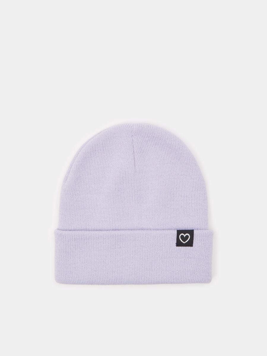 Czapka beanie Kolor fioletowy  3245B-04X