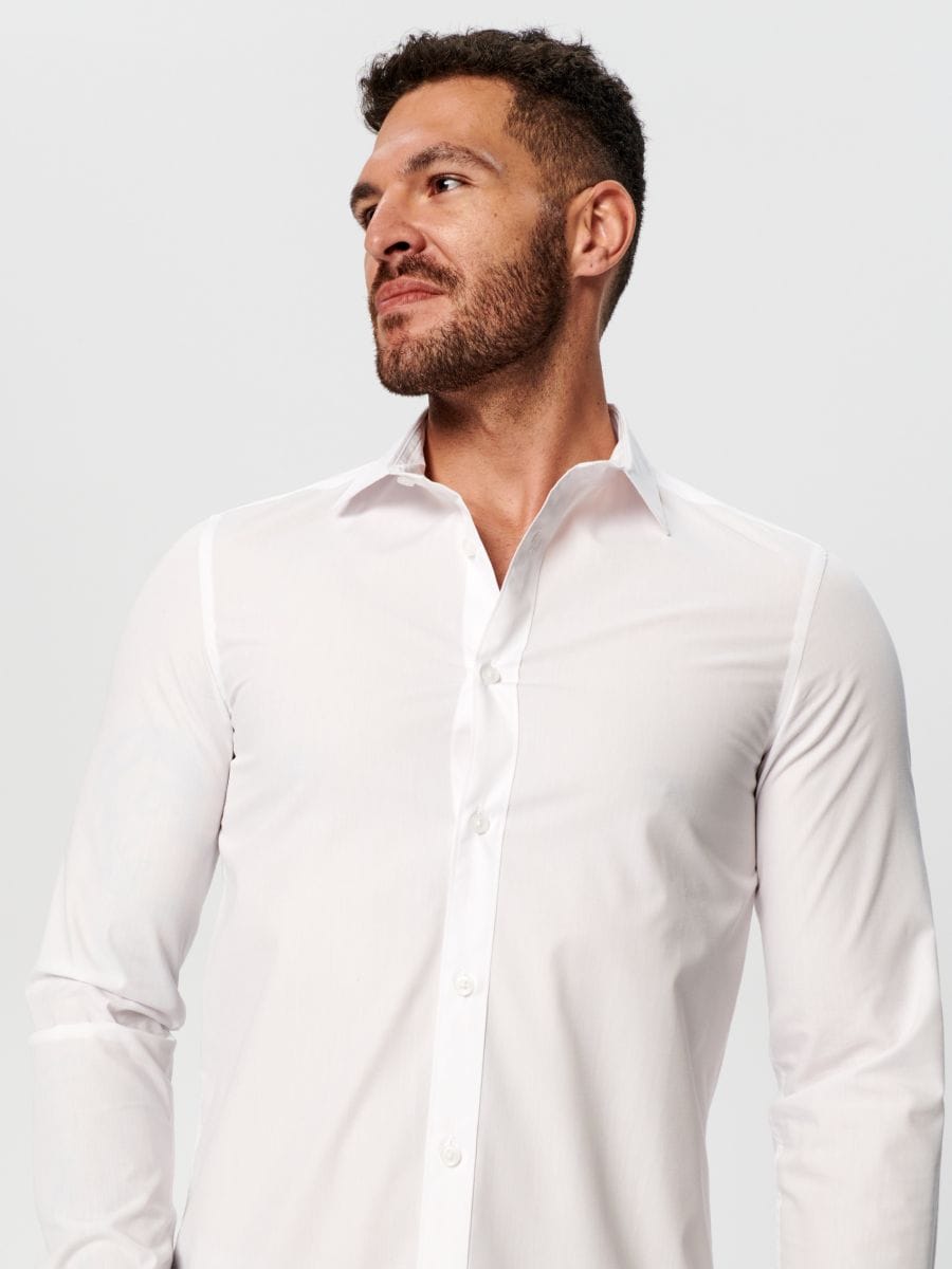 Koszula slim Kolor biały  1899O-00X