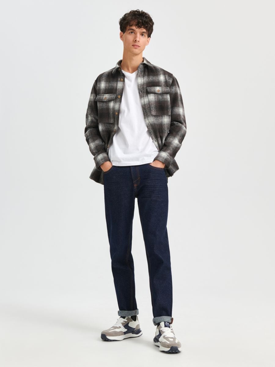 Jeansy regular Kolor niebieski  1602O-95J