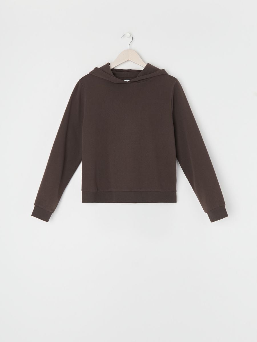 Bluza z kapturem Kolor brązowy  2297B-89X
