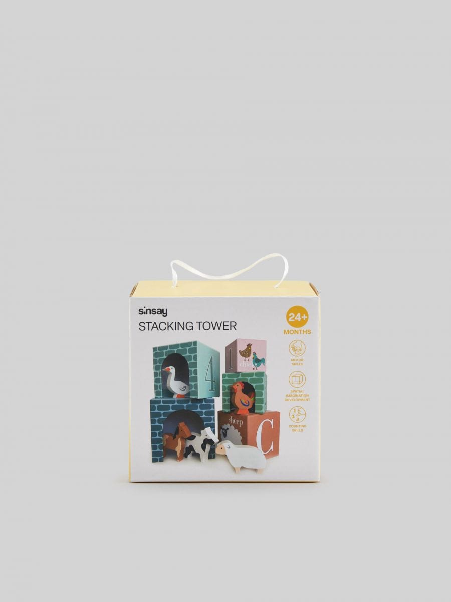 Klocki edukacyjne Kolor wielobarwny  6313P-MLC