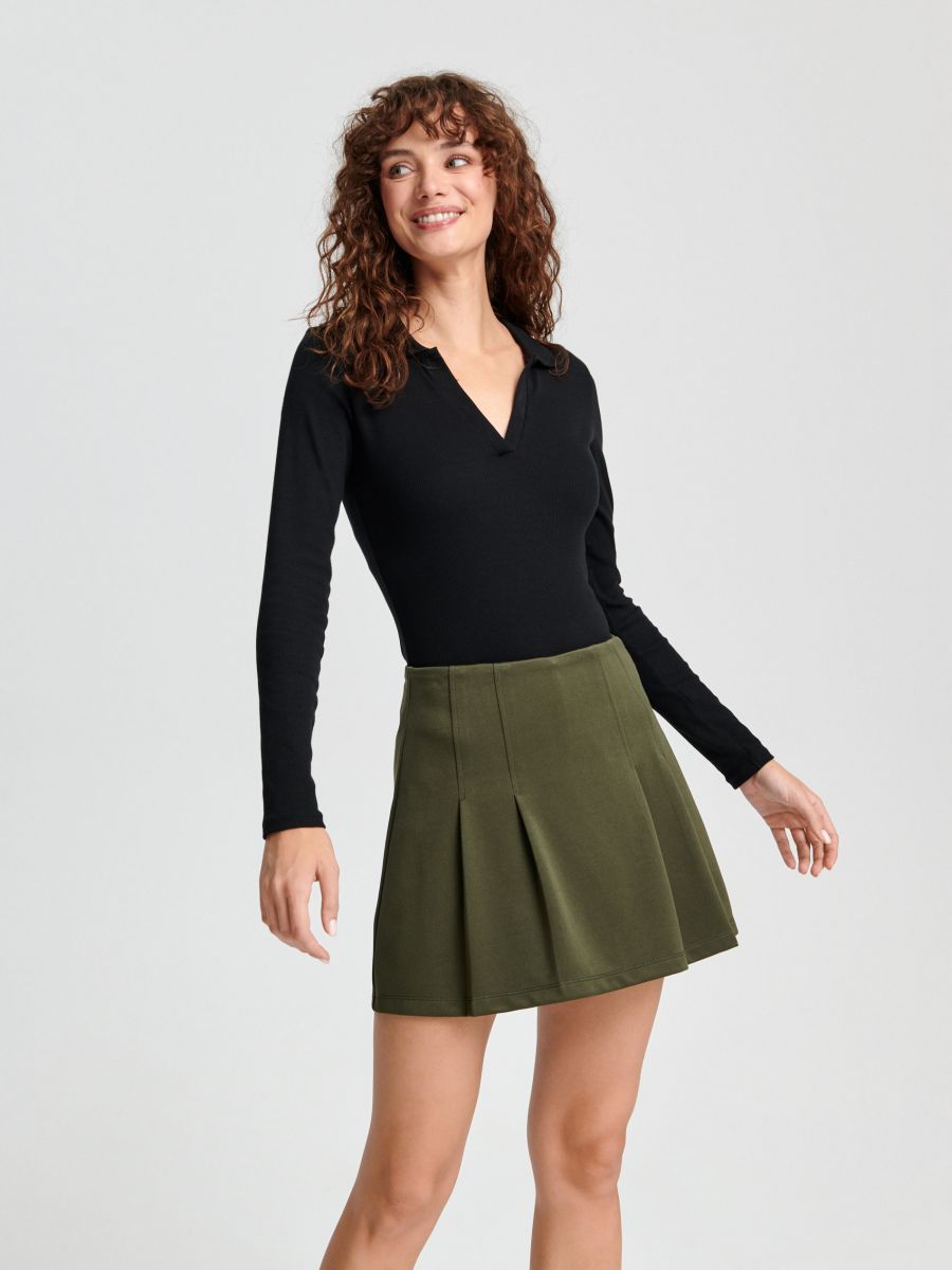 Spódnico-spodenki Kolor khaki  4503X-87X