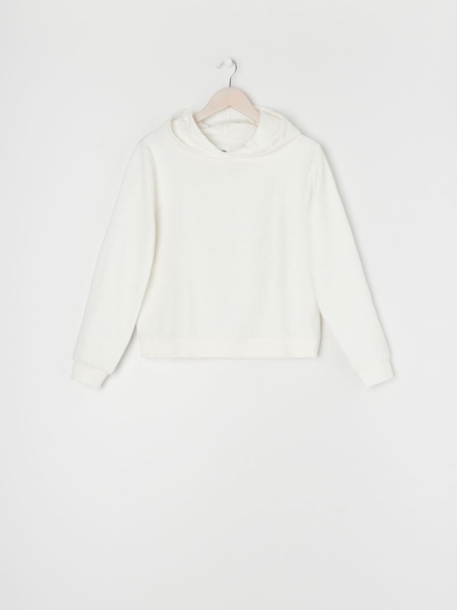 Bluza z kapturem Kolor kremowy  2297B-01X