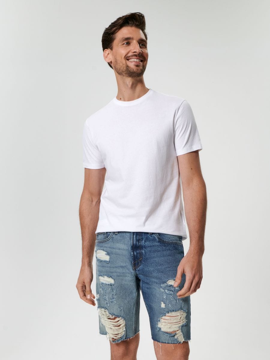 Szorty jeansowe comfort Kolor niebieski  1309J-55J