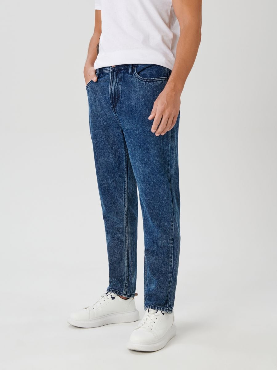Jeansy comfort Kolor granatowy  1576O-59J