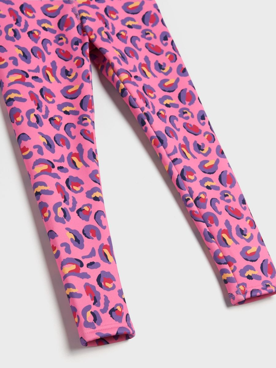 Legginsy ocieplane Kolor różowy  2765X-30X