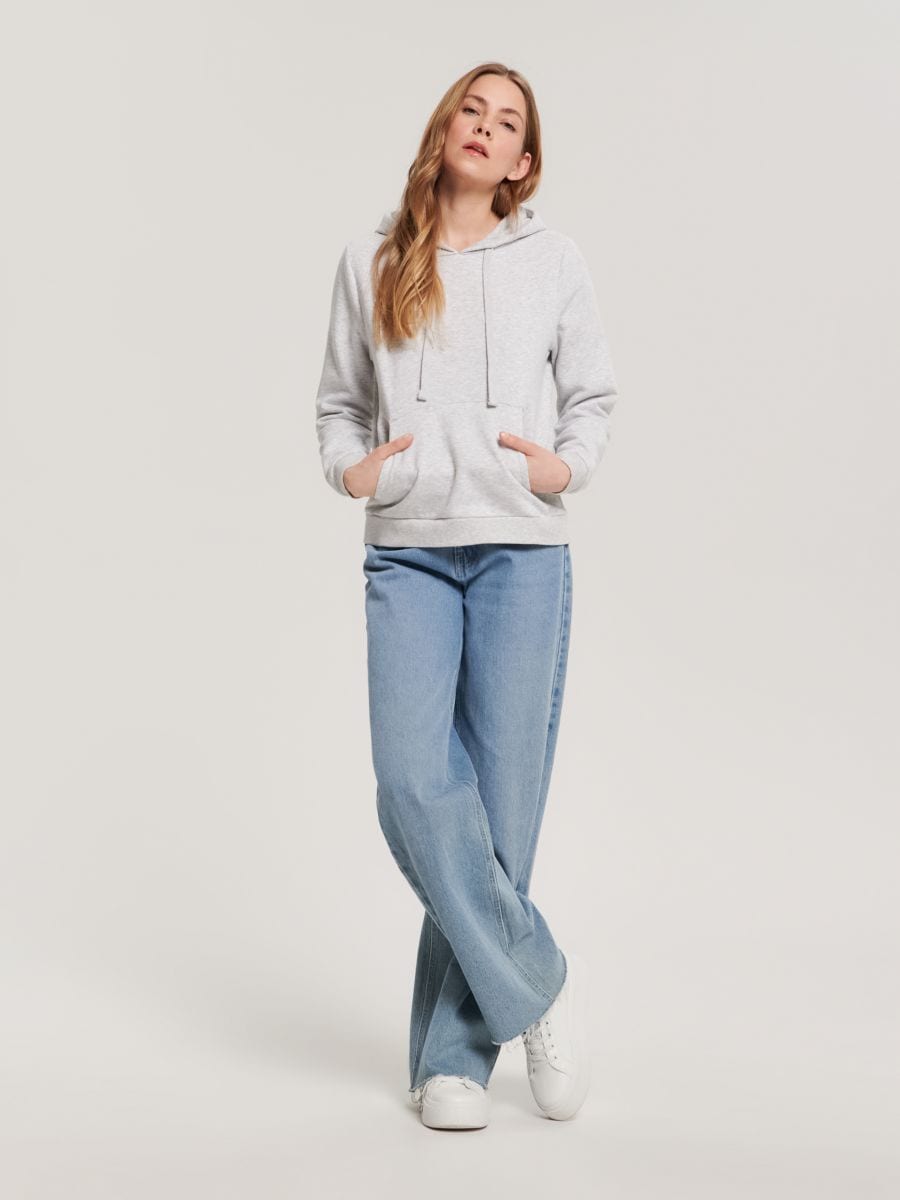 Bluza z kapturem Kolor szary  6272J-09M
