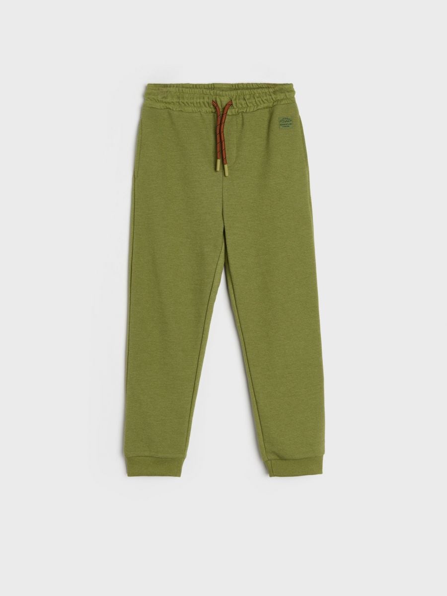 Spodnie dresowe jogger Kolor zielony  7076M-78X