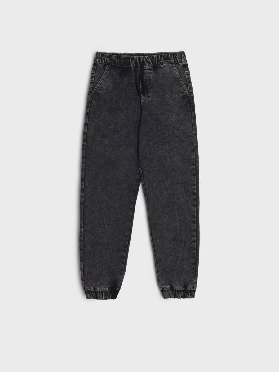 Jeansy jogger Kolor czarny  2619O-99J