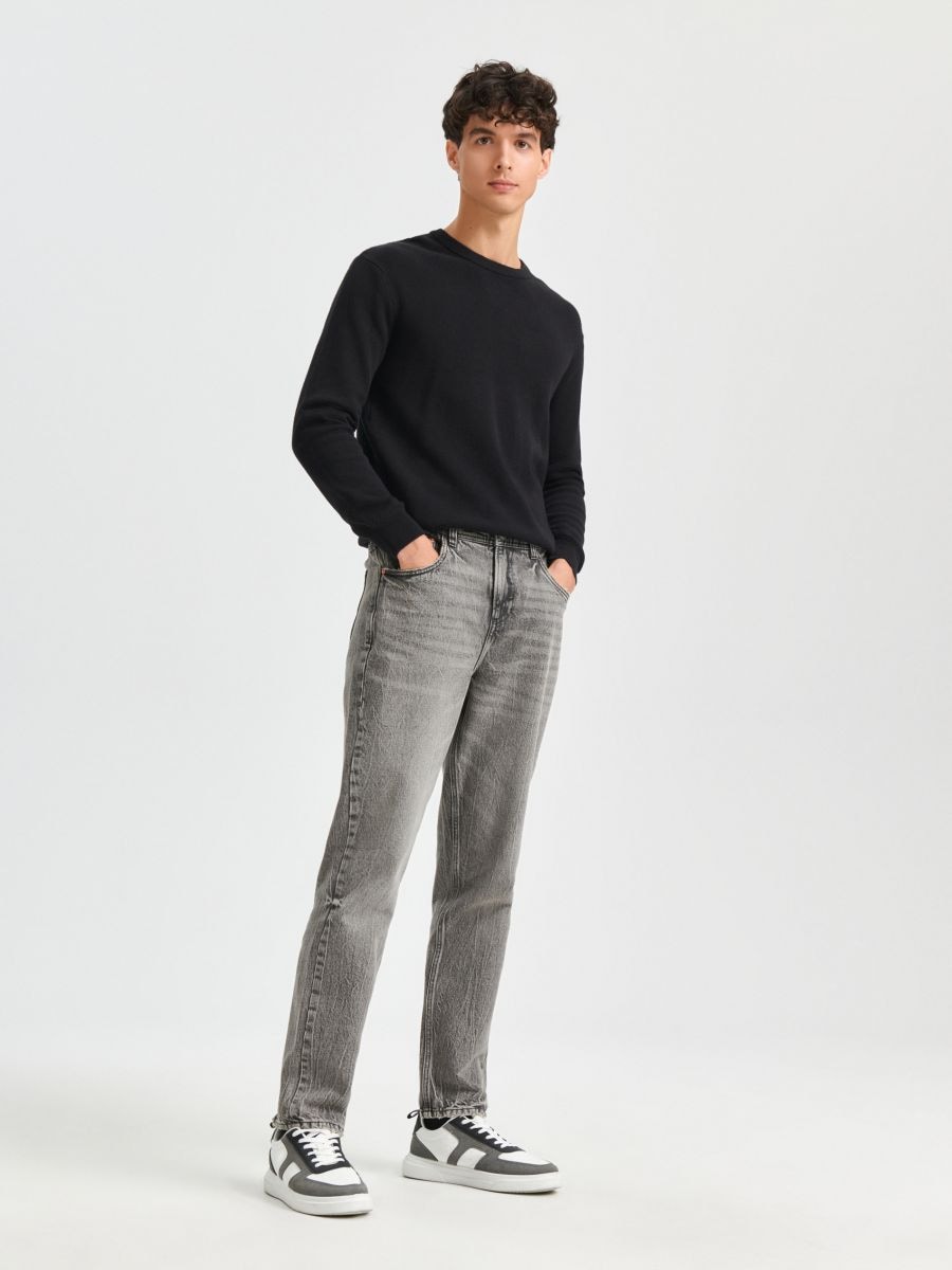 Jeansy comfort Kolor szary  1597O-90J