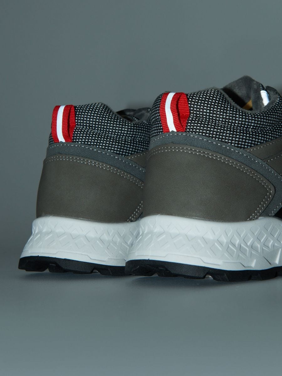 Sneakersy za kostkę Kolor szary  9462P-85X