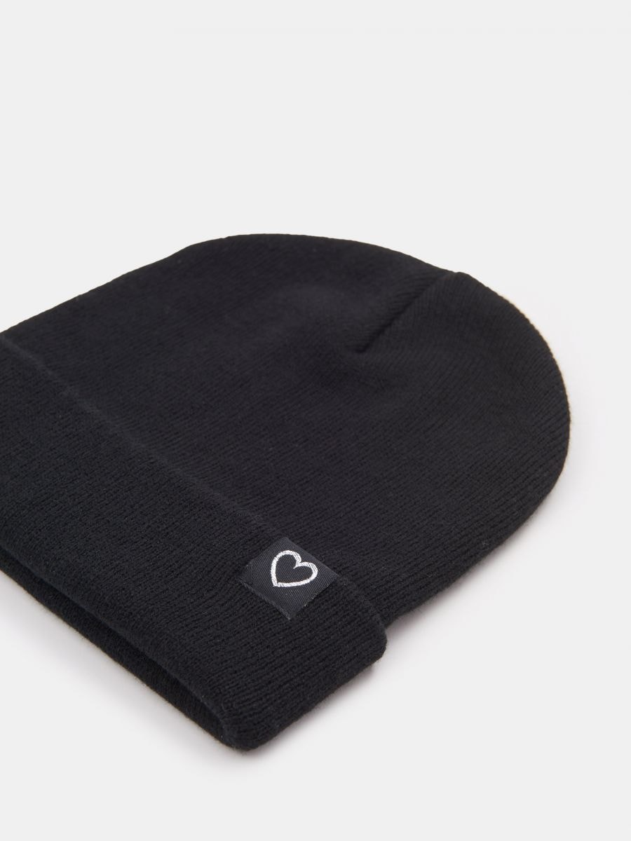 Czapka beanie Kolor czarny  8024A-99X