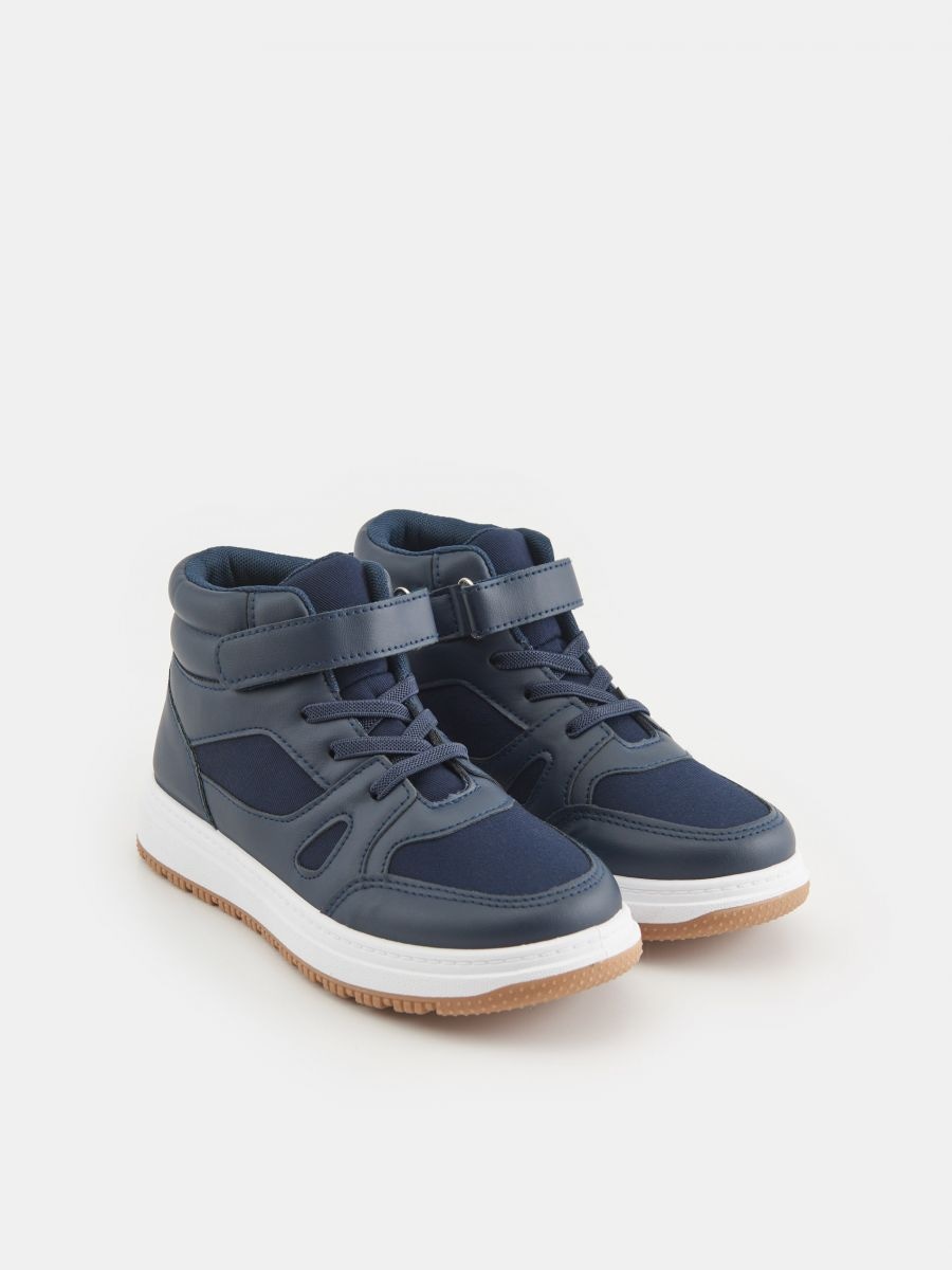 Sneakersy za kostkę Kolor granatowy  7407R-59X
