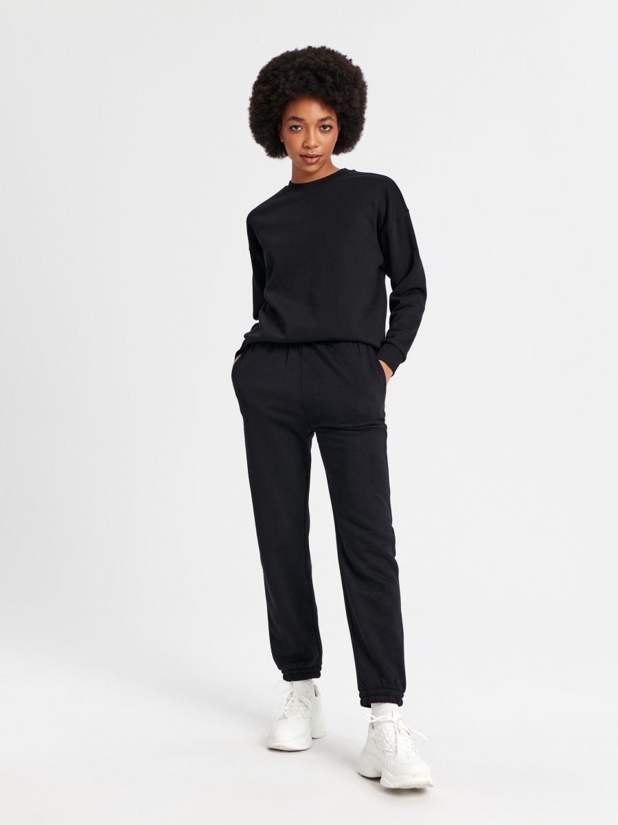 Bluza bawełniana Kolor czarny  6478F-99X
