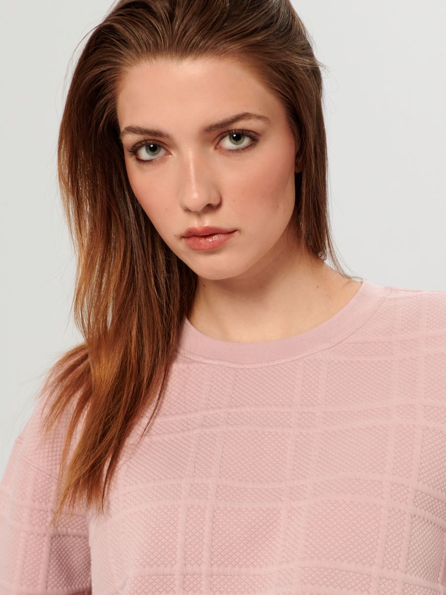 Bluza Kolor różowy  4525X-39X