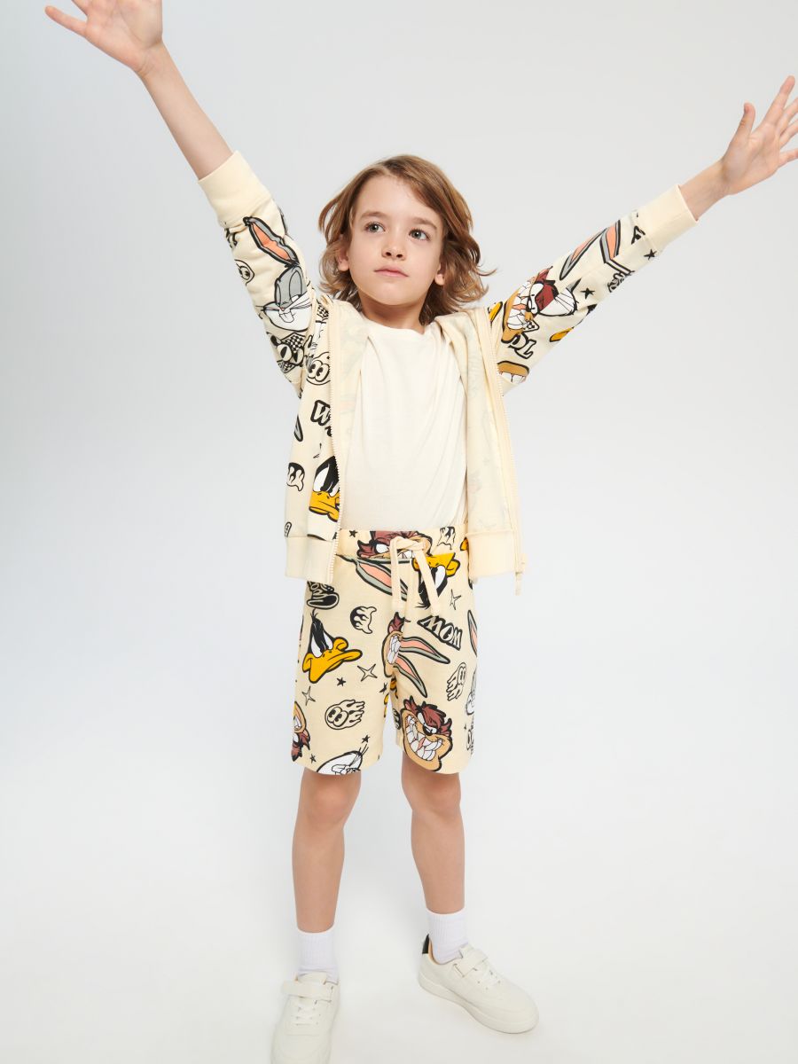 Bluza Looney Tunes Kolor kremowy  4594R-01X