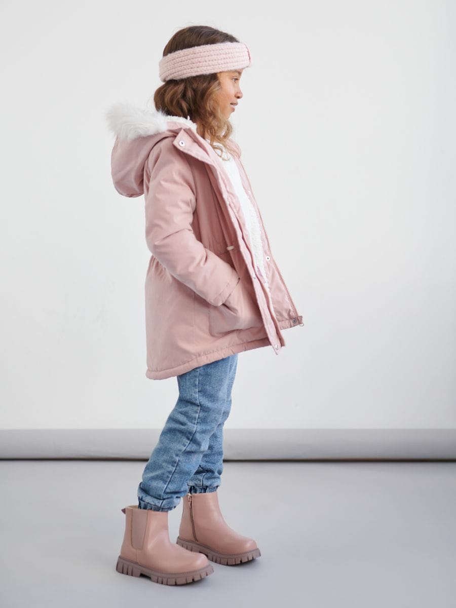 Kurtka parka Kolor różowy  8374N-39X