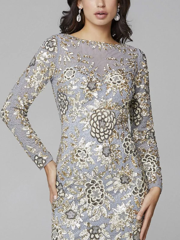 Lace mesh temperament evening dress ladies dress