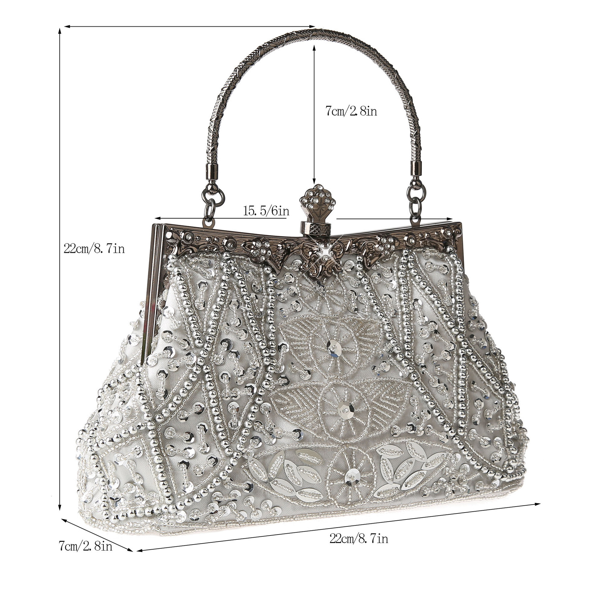 Handmade Bag Evening Bag Sequin Bag Retro Dress Bag Handbag Cheongsam Bag