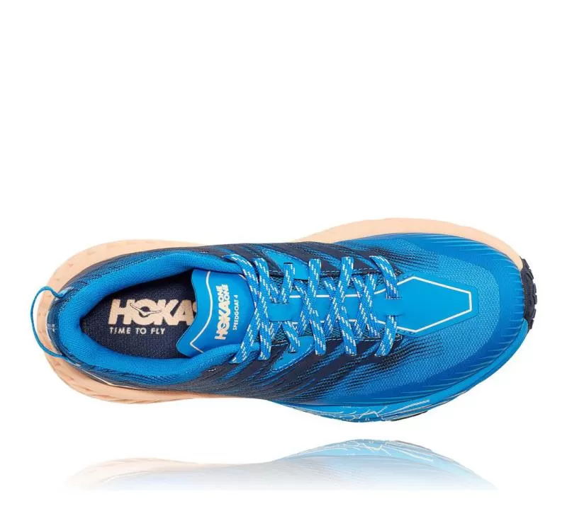 Women's Speedgoat 4 INDIGO BUNTING / BLEACHED APRICOT