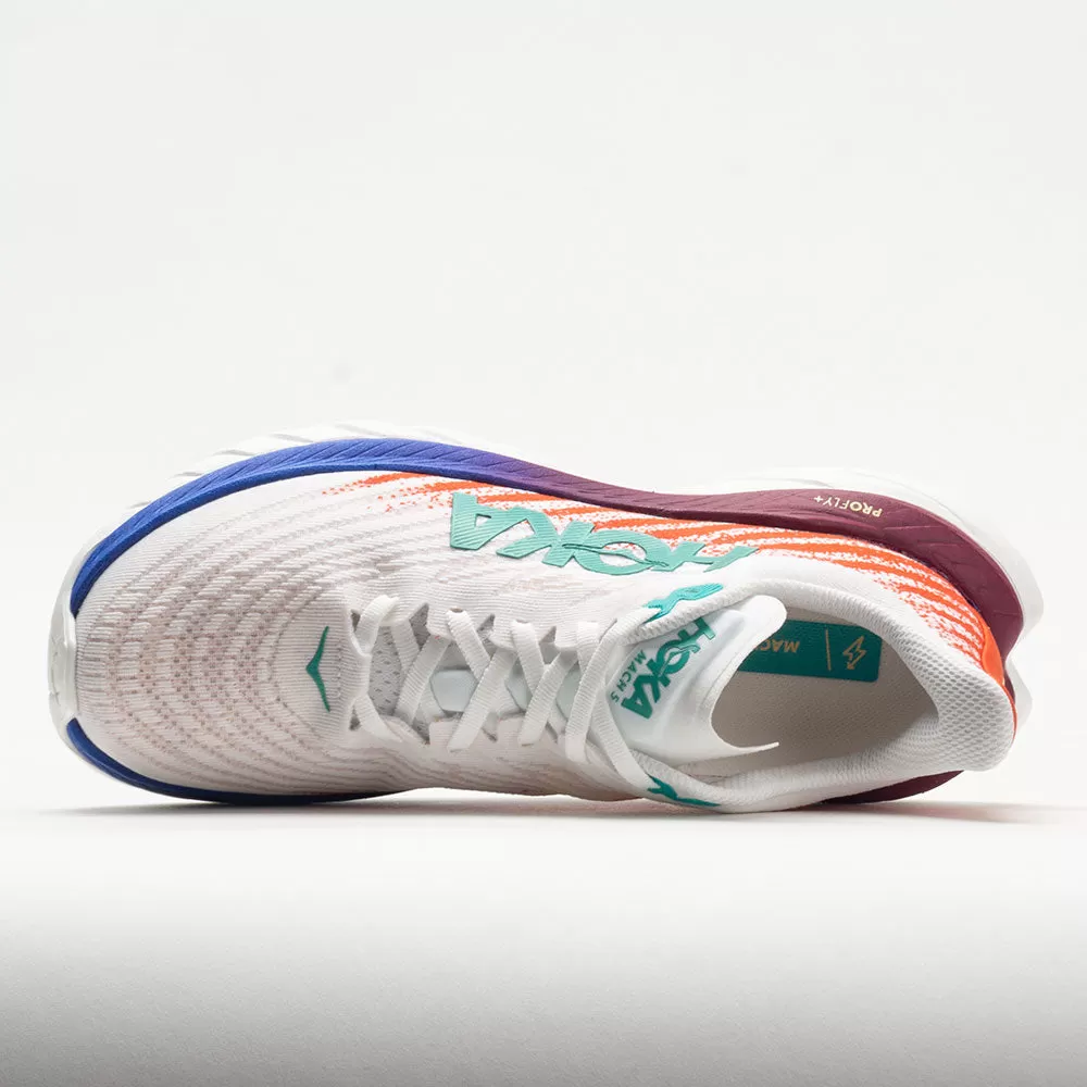 HOKA Mach 5 Men's White/Flame