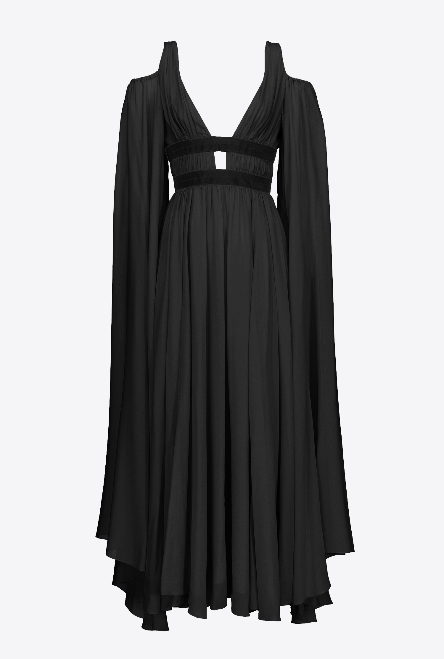 Off-the-shoulder midi dress
