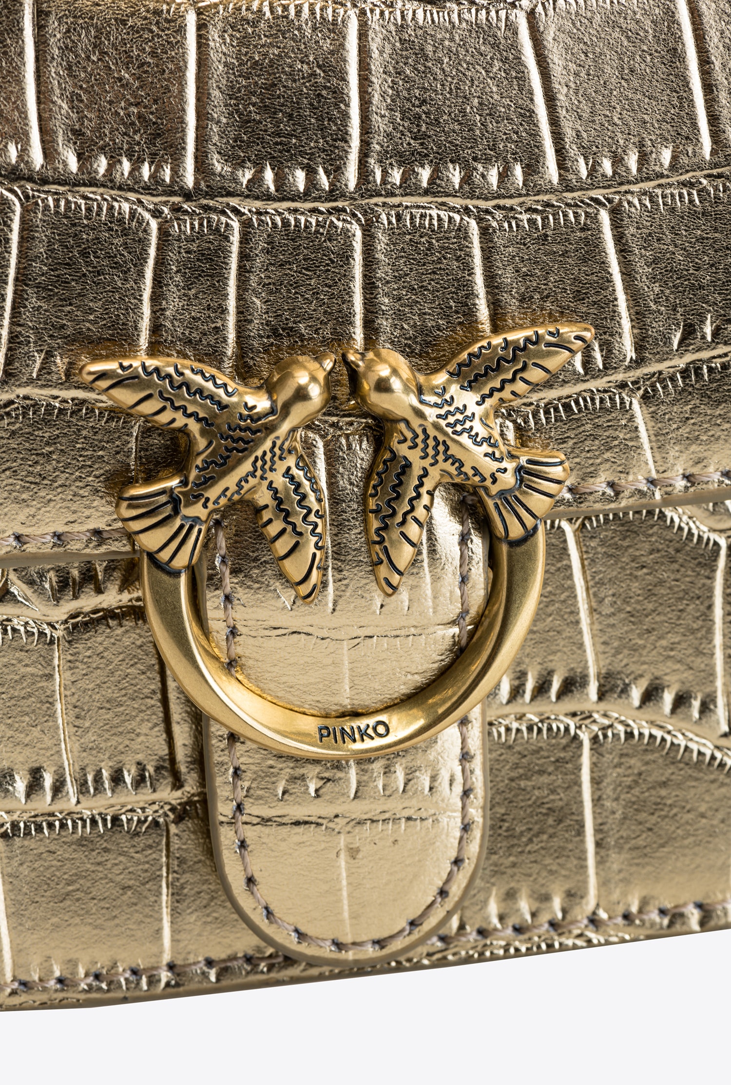 Micro Love Bag Bell Croco