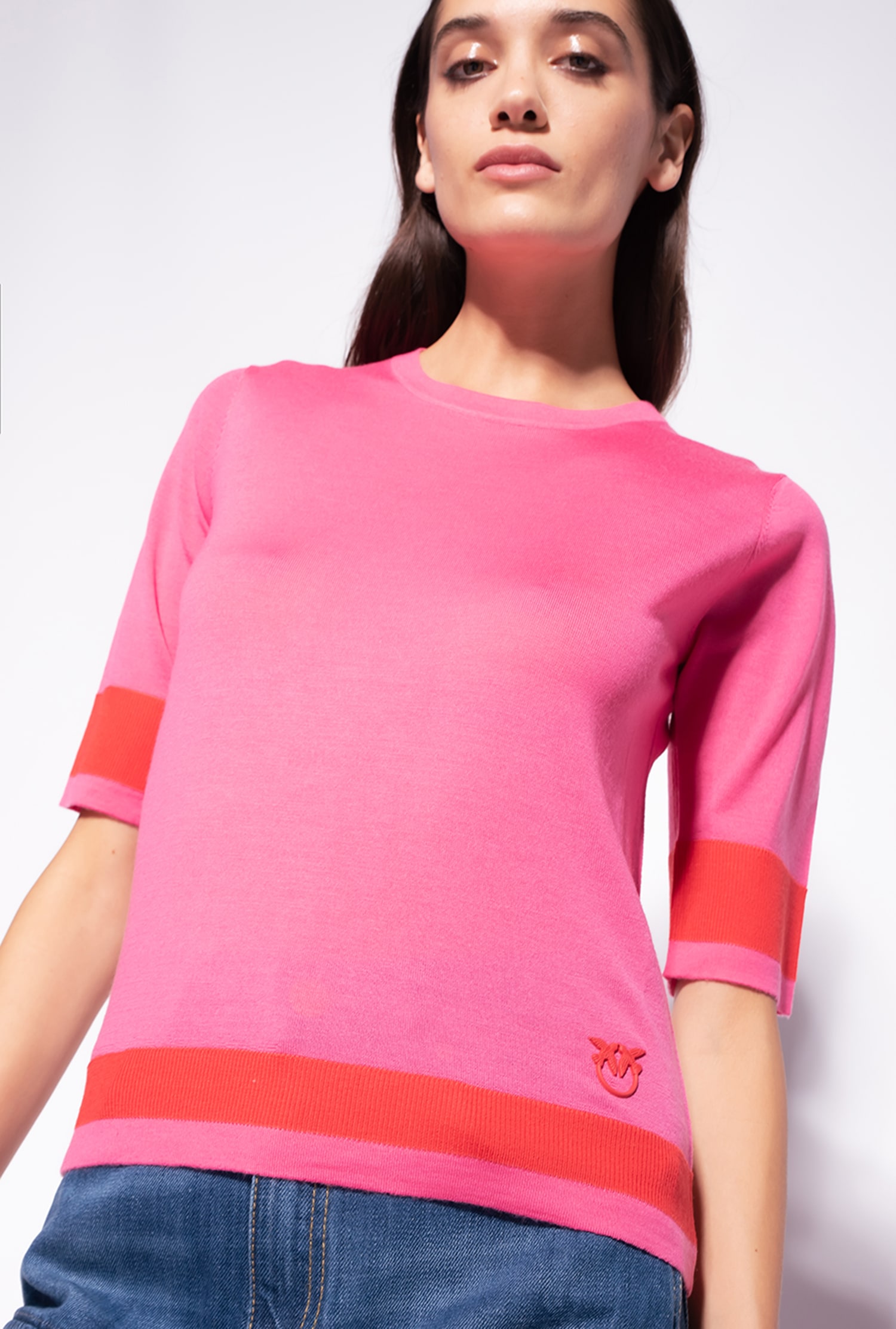 Colour-block sweater