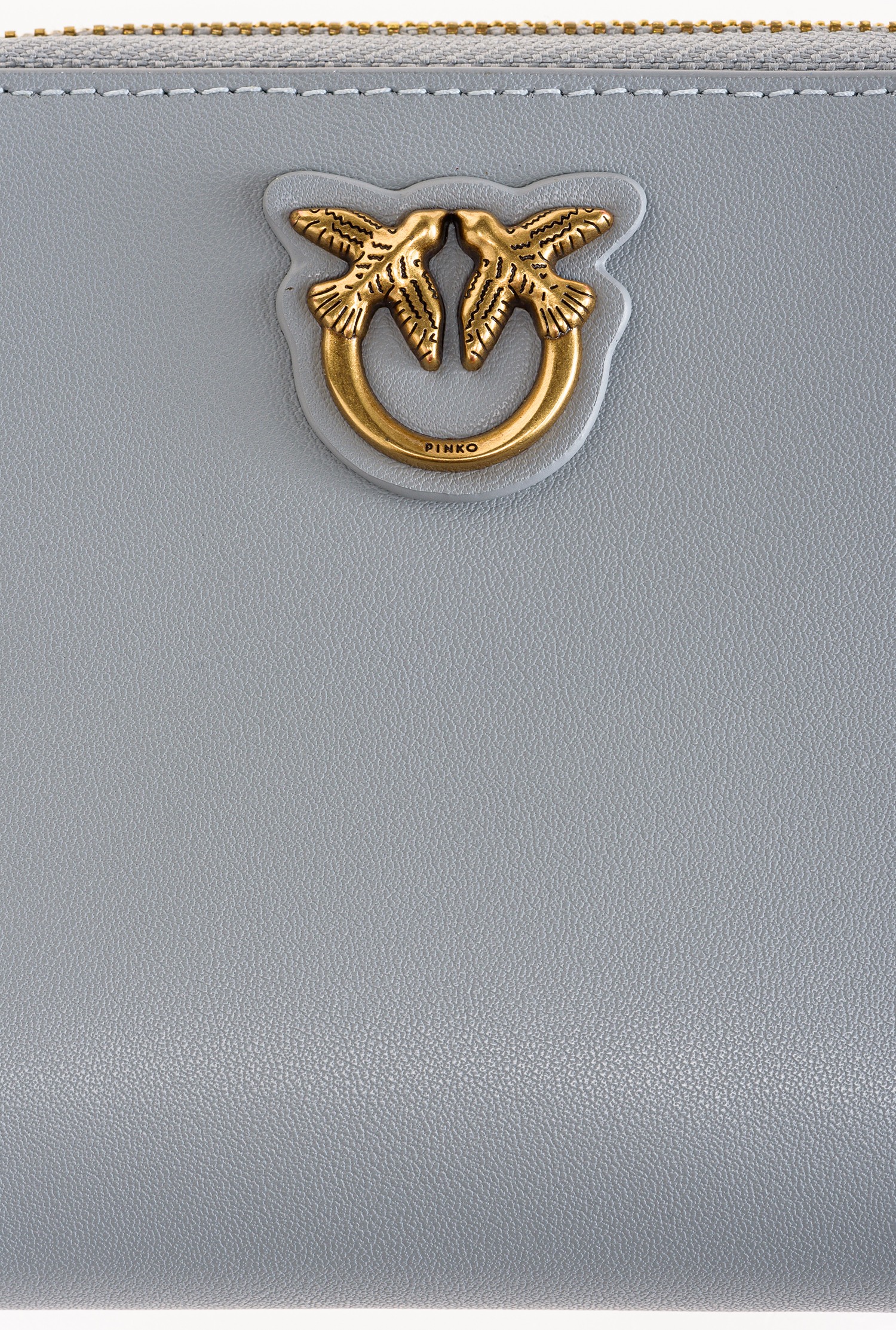 Small zip-around leather purse