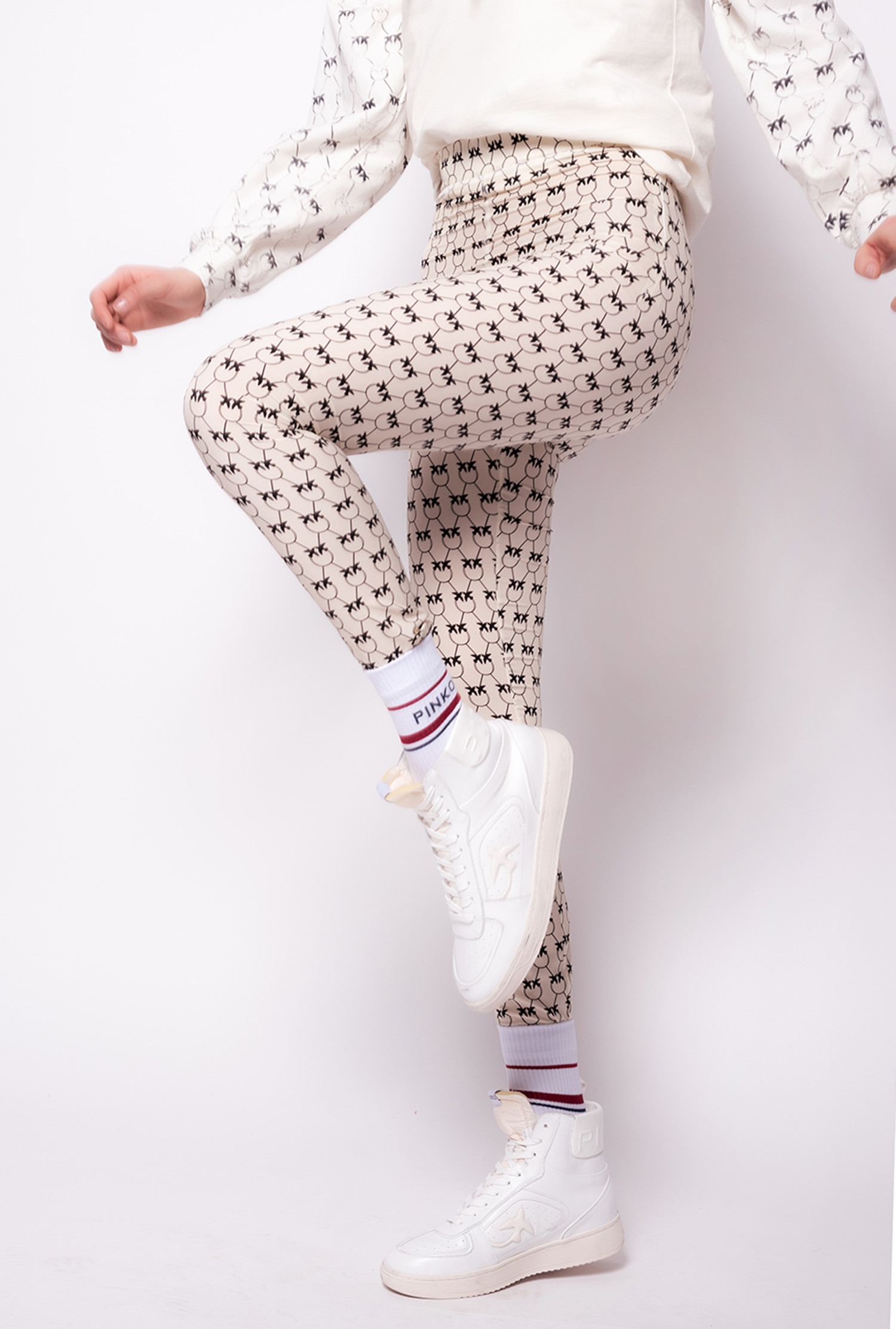 Monogram leggings